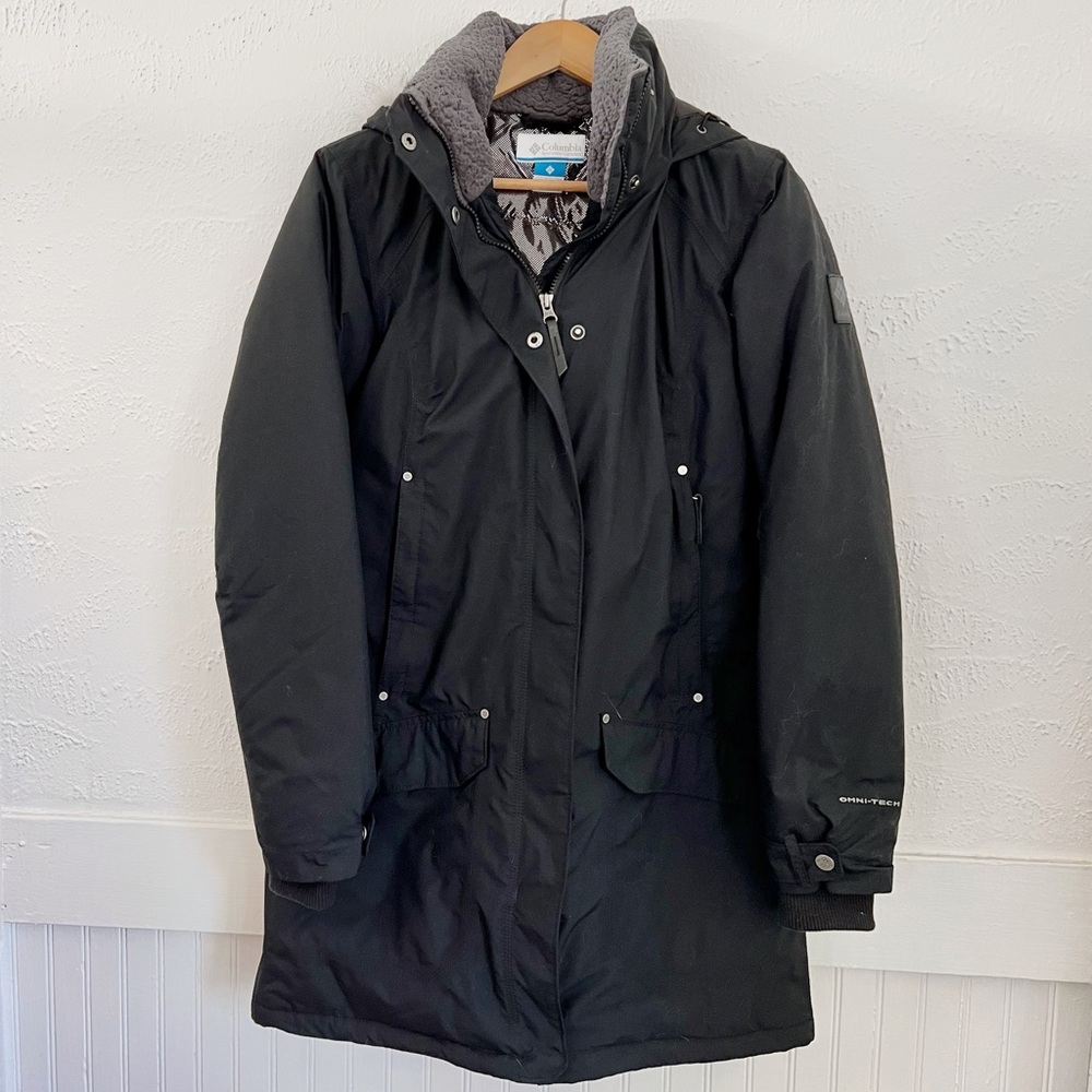 Columbia Icelandite TurboDown Woman’s Winter Coat Fur Lined Insulated Jacket S